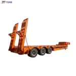 4 Axle Low Bed Semi Trailer 60T Hydraulic Ramp gallery 1