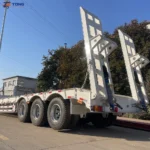 4 Axle Lowbed Semi Trailer 60T-100T Load Capacity gallery 5