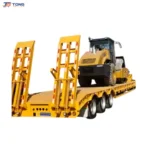 4 Axle Lowbed Trailer 60-150 Ton Low Loader Semi Trailer gallery 1