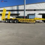 4 Axle Lowbed Trailer 60-150 Ton Low Loader Semi Trailer gallery 6