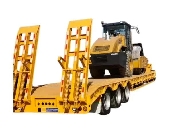 4 Axle Lowbed Trailer 60-150 Ton Low Loader Semi Trailer