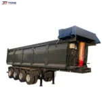 4 Axle Steel Dump Trailer 30 Ton for Mining gallery 1