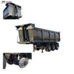 40-60 Ton Hydraulic Dump Semi Trailer 3/4 Axle gallery 1