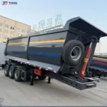 40 Ton 3-Axle Hydraulic Dump Semi-Trailer for Mining gallery 3