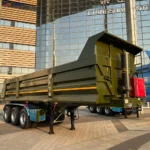 40 Ton 3-Axle Hydraulic Dump Semi-Trailer for Mining gallery 4