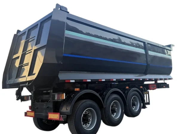 40 Ton 3-Axle Hydraulic Dump Semi-Trailer for Mining