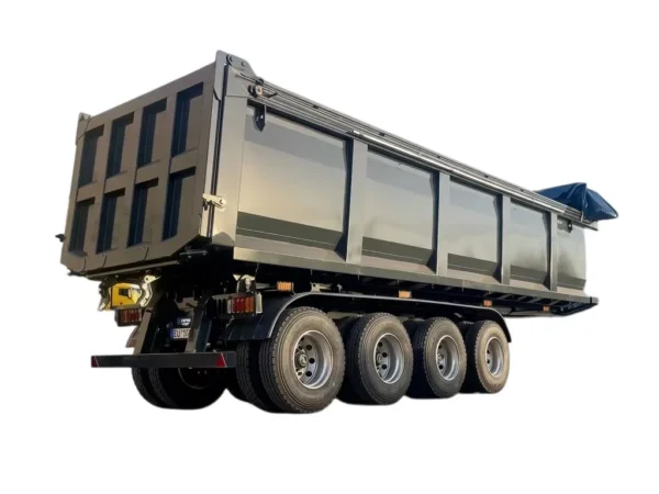 40 ton dump semi trailer with hydraulic tipping