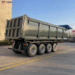 40cbm Tipper Semi Trailer 3 Axle Rear Dump for Sale gallery 5