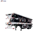40ft container flatbed trailer | Steel Semi-Trailer 30T+ gallery 1