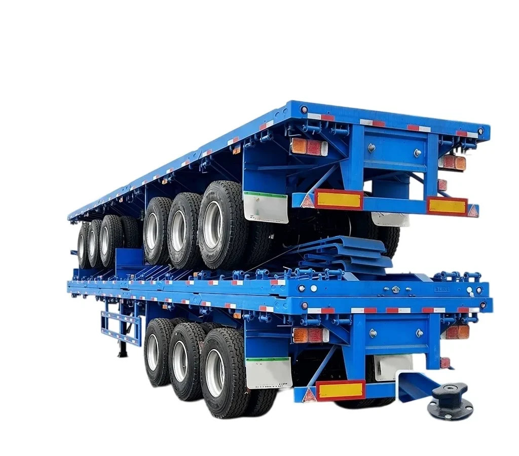 40ft Flatbed Container Semi-Trailer 30000kg Payload