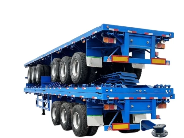 40ft Flatbed Container Semi-Trailer 30000kg Payload