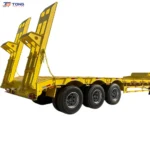 5 Axle Low Bed Semi Trailer 150T Payload 15m Deck gallery 1