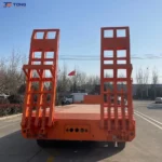 5 Axle Lowbed Semi Trailer 60-150T Custom Deck Length gallery 3