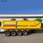 6-Axle Rear Dump Semi Trailer 30T Payload U-Shape Tipper gallery 2