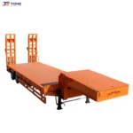 60-150T Lowbed Semi Trailer for Heavy Machinery Transport gallery 1