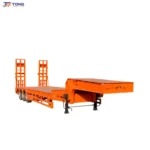 80 Ton Lowbed Semi Trailer 3 4 Axle Low Loader gallery 1