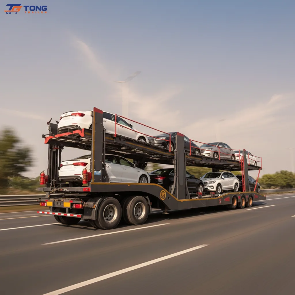 Car Carrier Semi Trailer | 2-4 Axle, 60T-150T Payload gallery 4