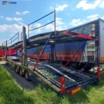 Car Carrier Semi Trailer Double Deck 60T-150T gallery 2