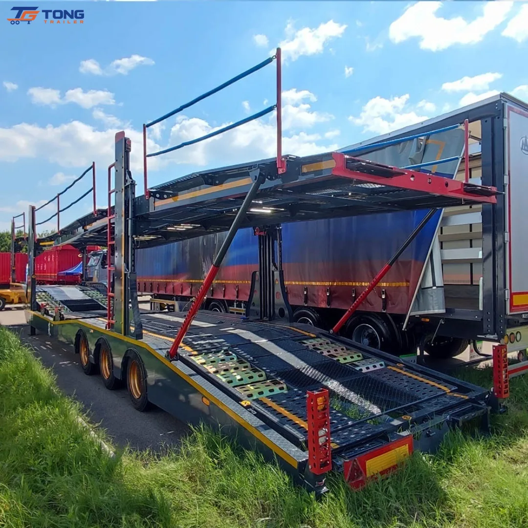 Car Carrier Semi Trailer Double Deck 60T-150T gallery 2