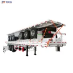 Container Flatbed Semi Trailer, 3 Axle, 30T+ Payload gallery 3