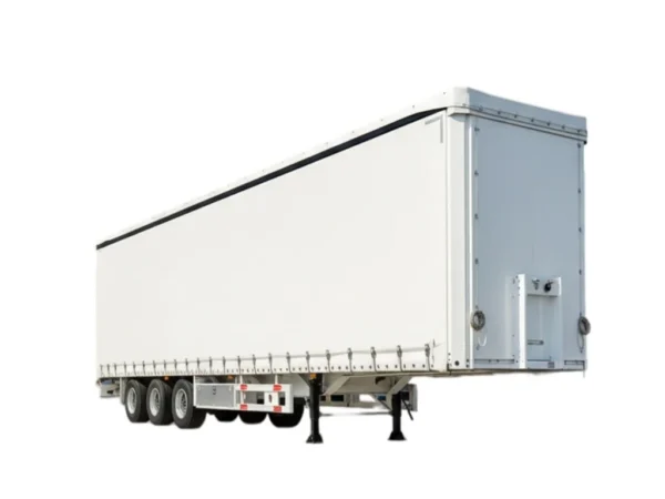 Curtain Side Semi Trailer 50 Tons 3 Axle 45 Ft Cargo Trailer