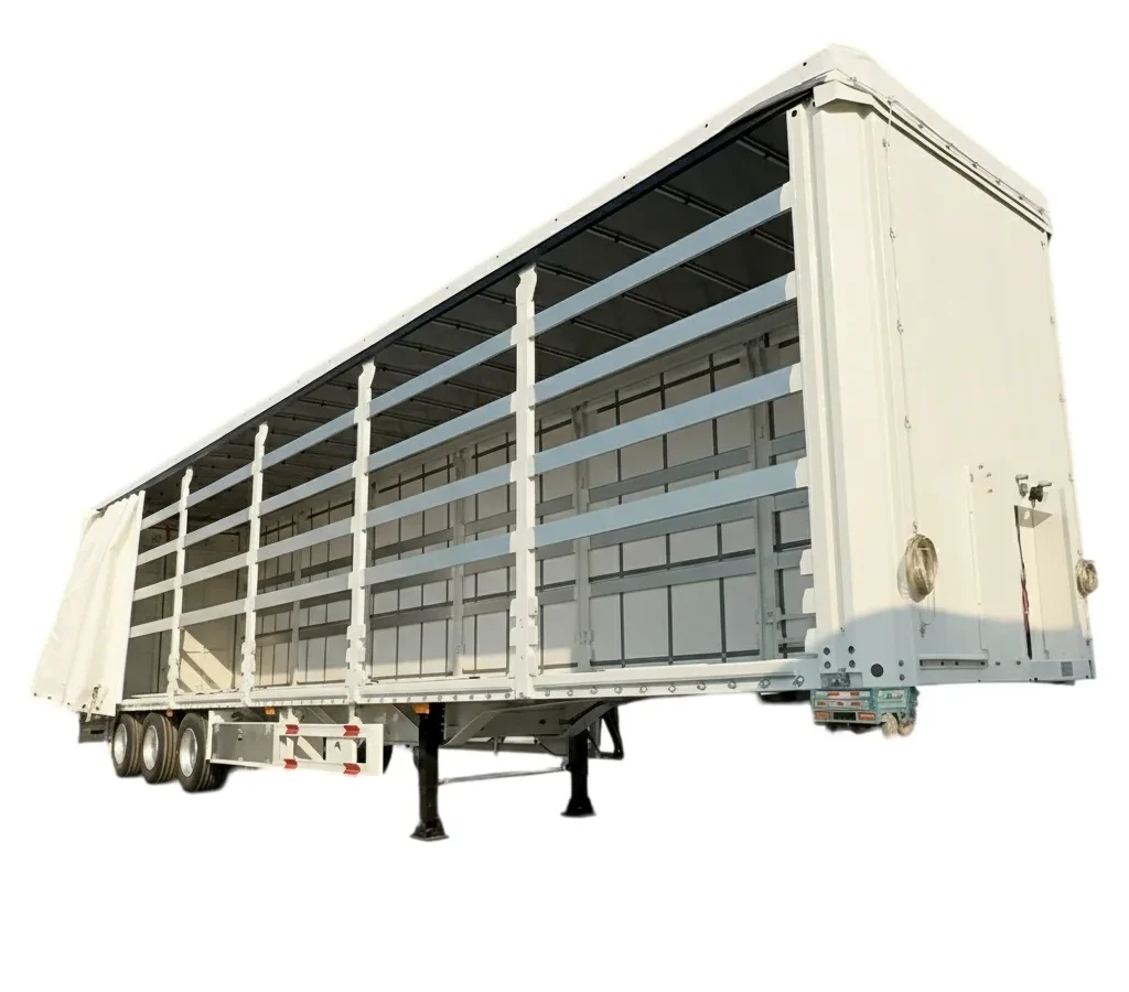 Curtain Side Semi Trailer 60T-150T