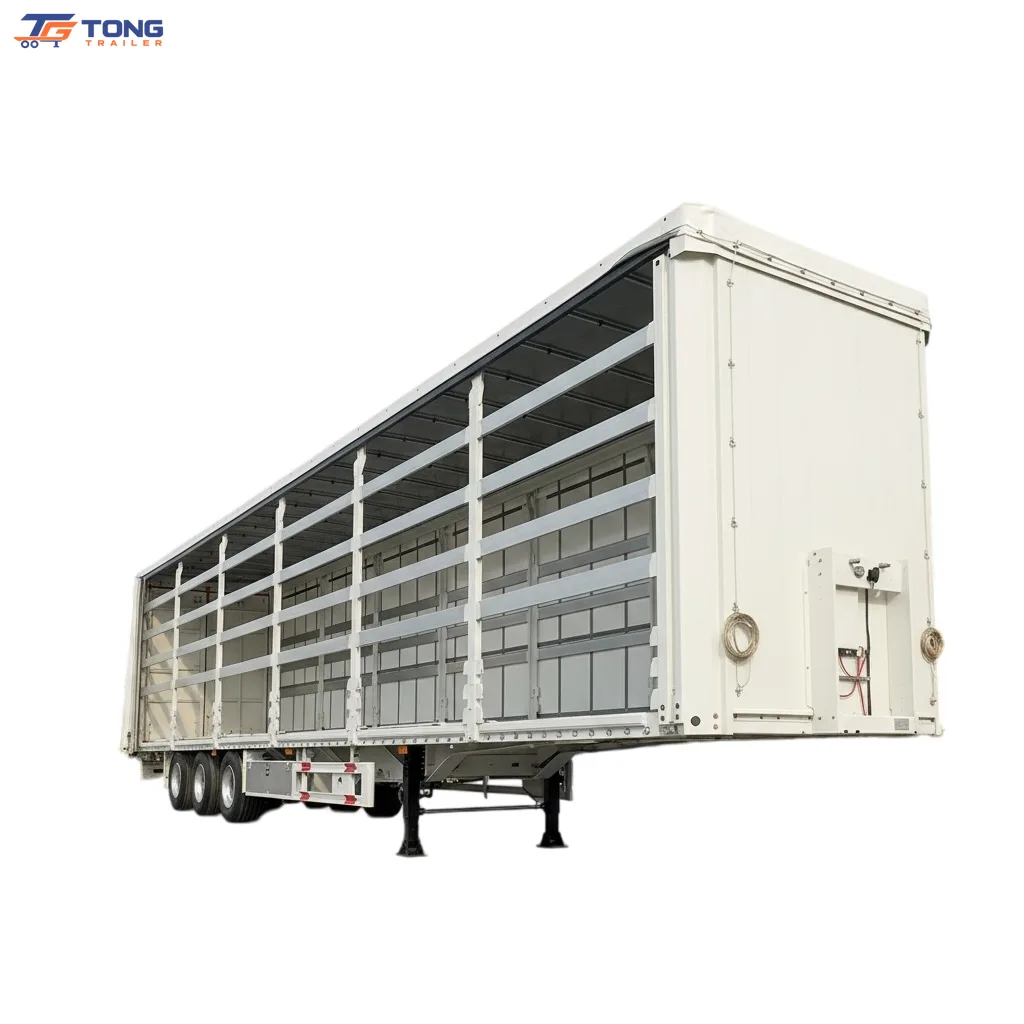Curtain Side Semi Trailer 60T-150T gallery 2