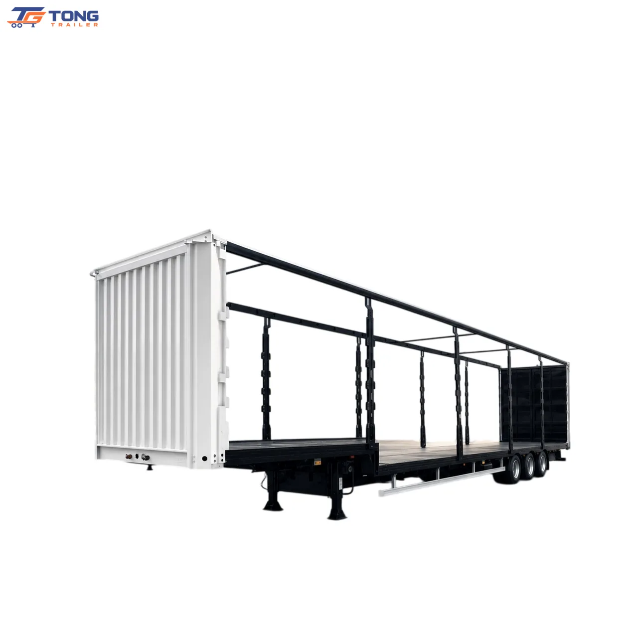 Curtain Side Semi Trailer 60T-150T for Sale gallery 1