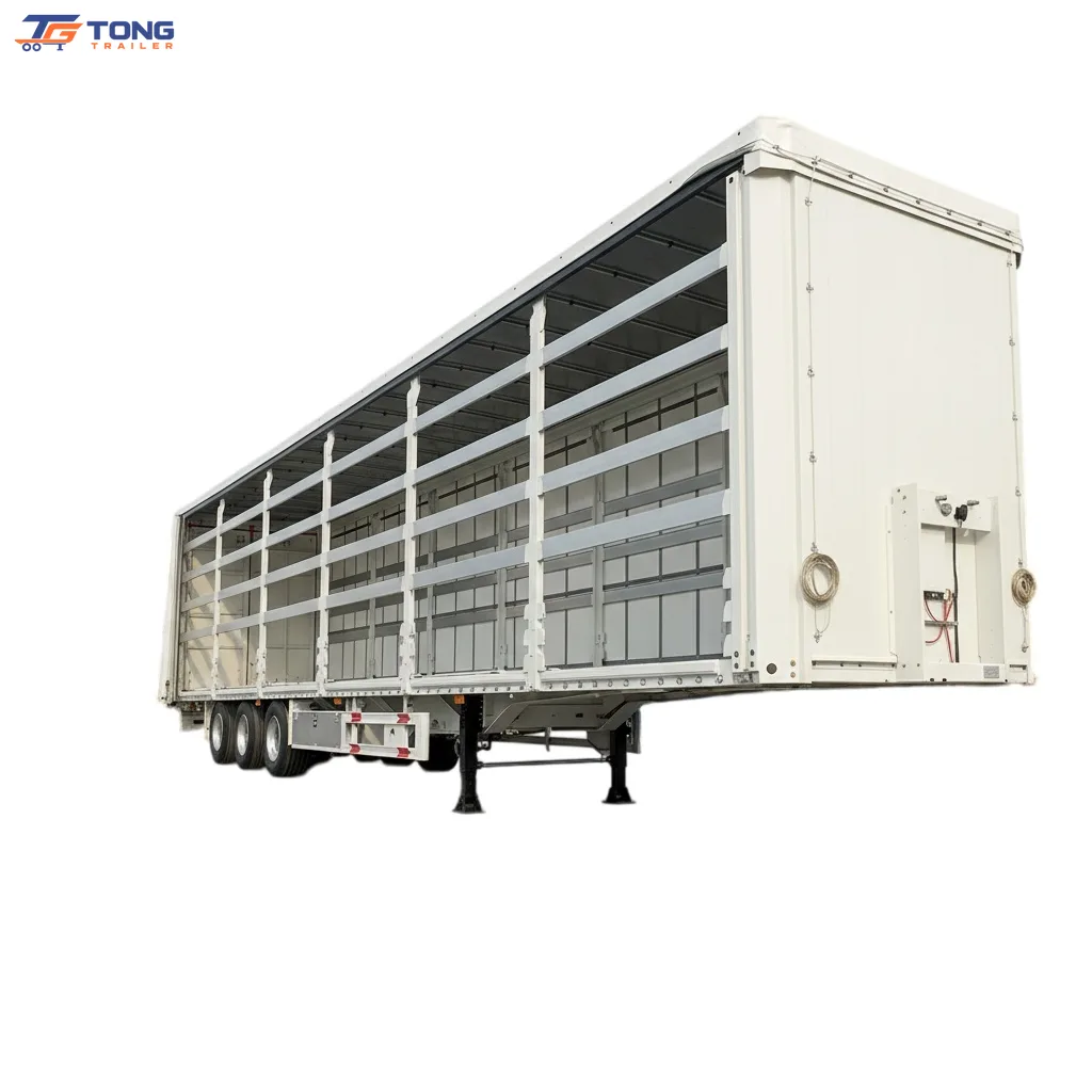 Curtain Side Semi Trailer 60T-150T for Sale gallery 2