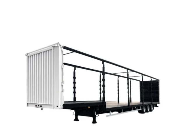 Curtain Side Semi Trailer 60T-150T for Sale