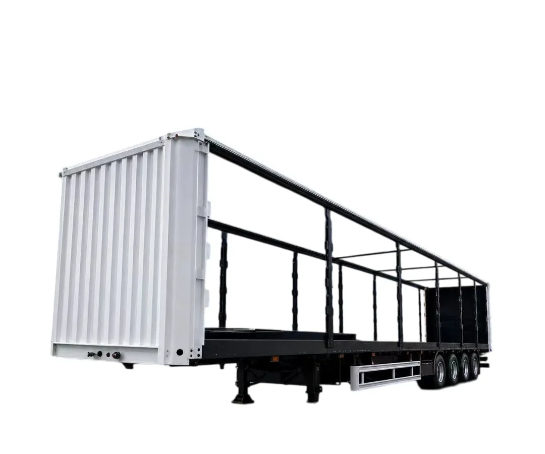 Curtain Side Semi Trailer 60T-150T Payload for Sale