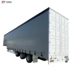 Curtain Side Semi Trailer 60T-150T Payload for Sale gallery 3