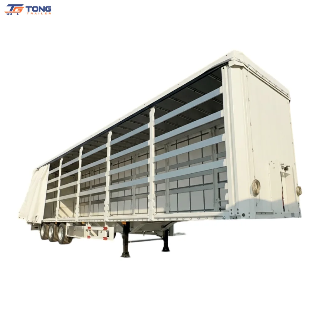 Curtain Side Semi Trailer | 60T-150T Payload Options gallery 2