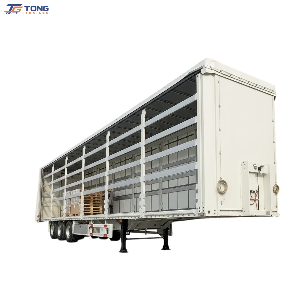Curtain Side Semi Trailer | 60T-150T Payload Options gallery 3