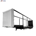 Curtain Side Semi Trailer 60T-150T Steel 12500mm gallery 1