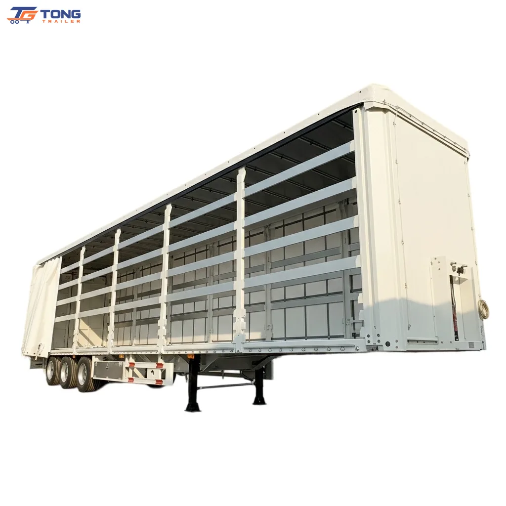 Curtain Side Semi Trailer | 60T-150T Steel Semi-Trailer gallery 1