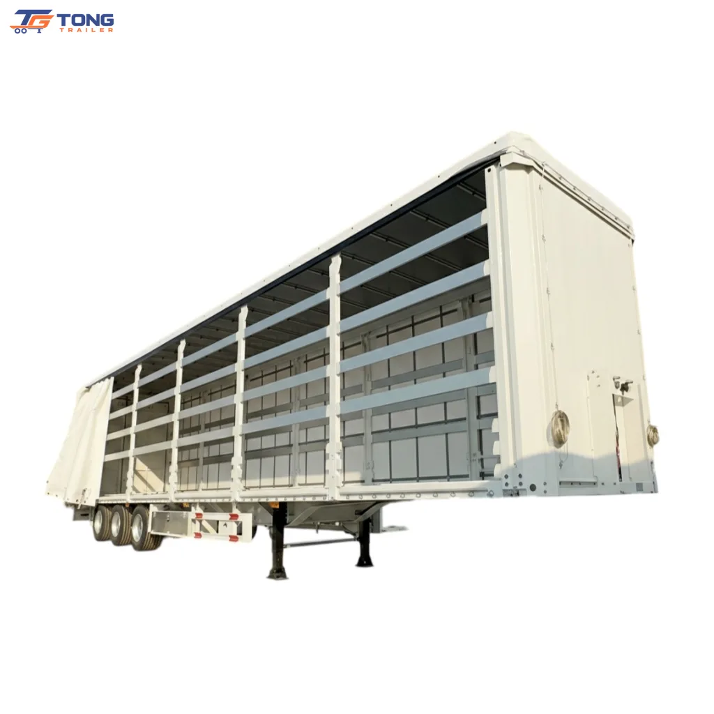 Curtain Side Semi Trailer | 60T-150T Steel Semi-Trailer gallery 2