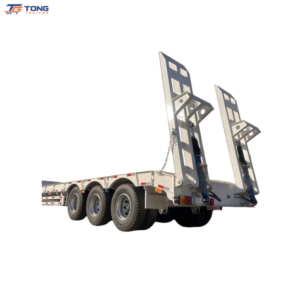 Detachable Gooseneck Lowbed Semi Trailer 60T-150T gallery 1