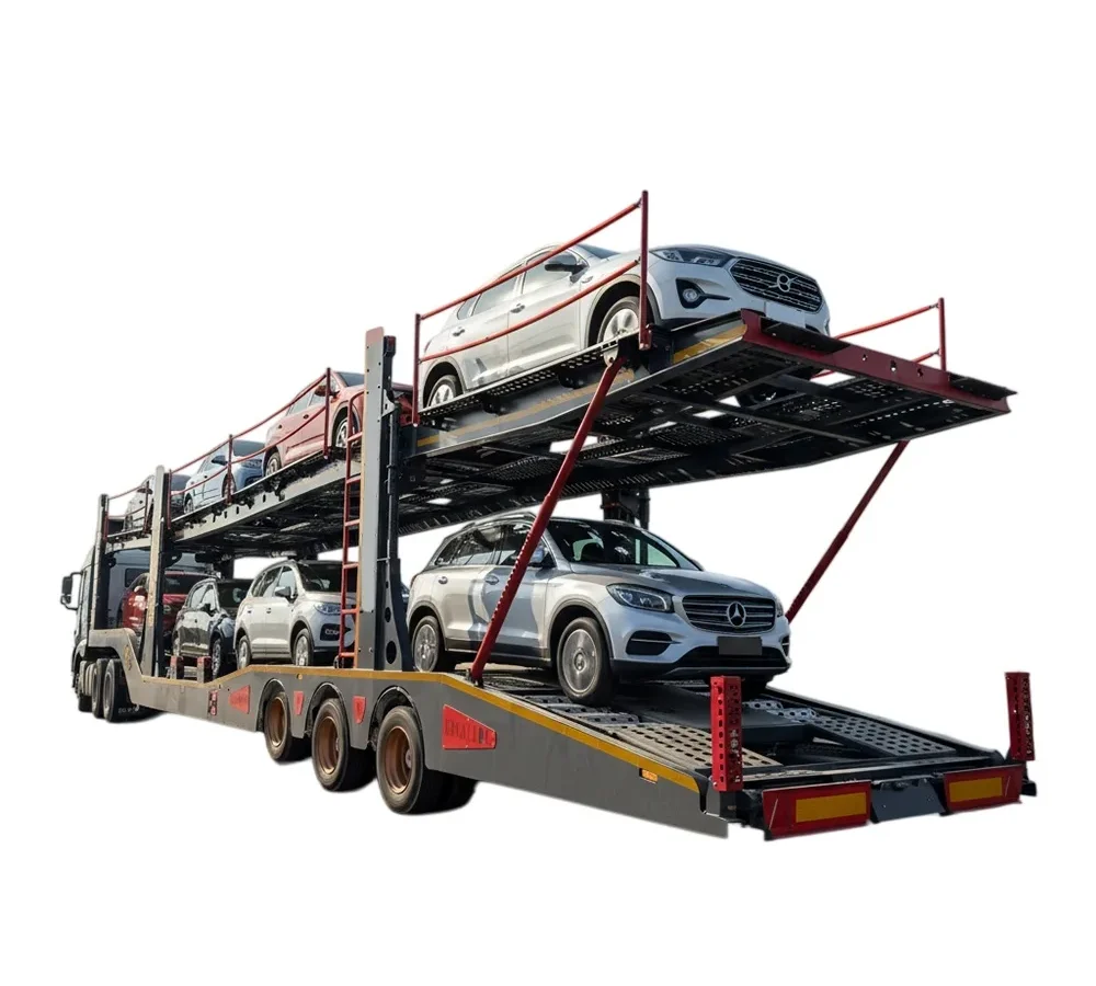 Double Deck Car Carrier Trailer 60T-150T 2/3 Axles for Sale