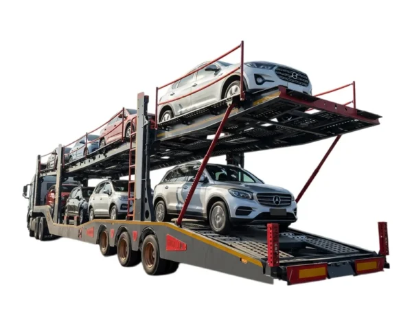 Double Deck Car Carrier Trailer 60T-150T 2/3 Axles for Sale
