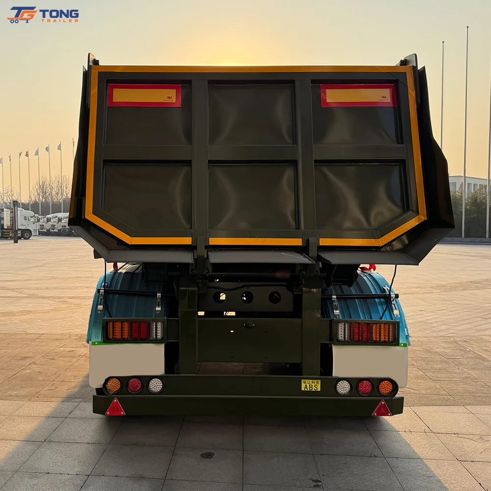 Dump Semi Trailer 30000kg Payload Steel 3-4 Axle gallery 3