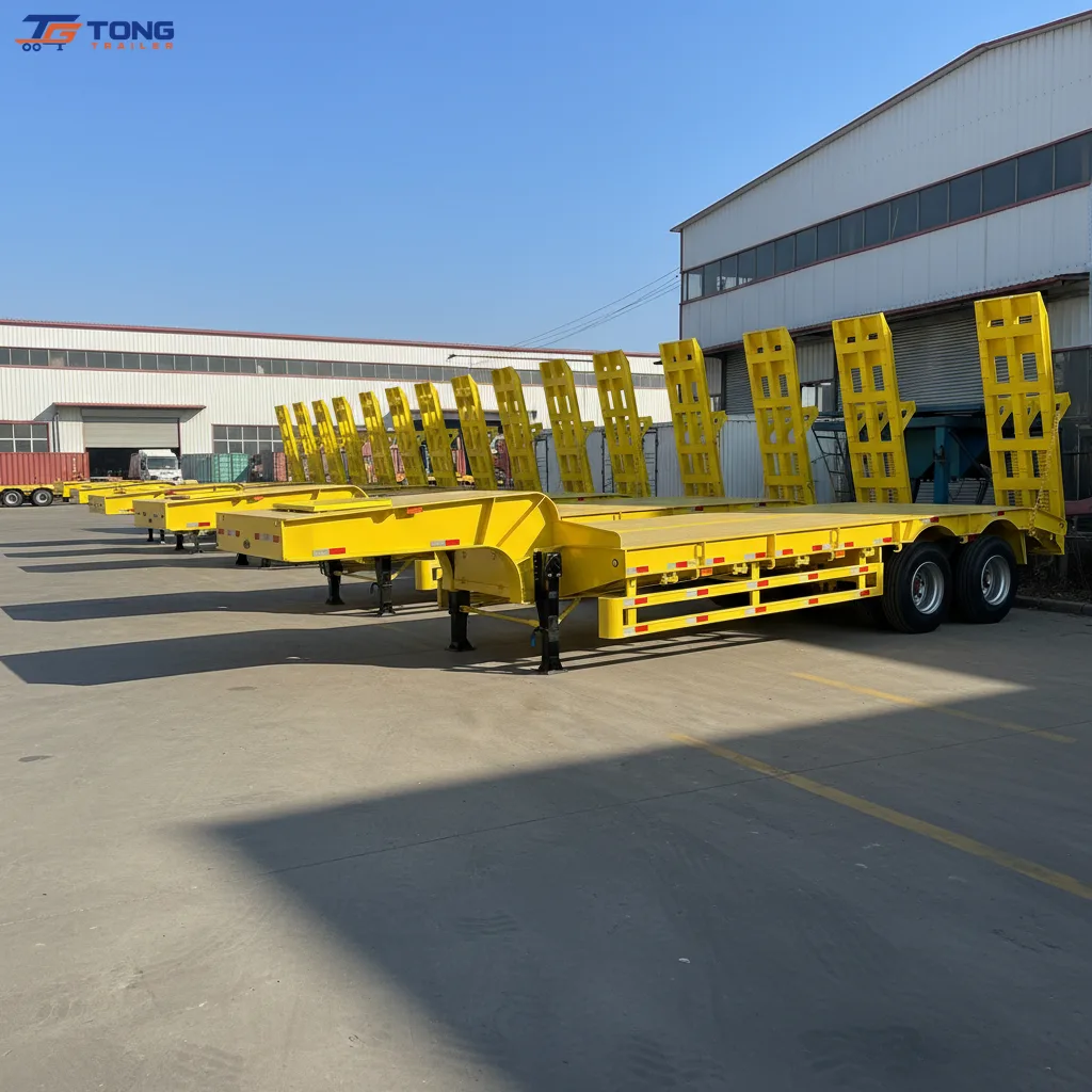 Excavator Lowbed Trailer 3-5 Axles 60-150T for Sale gallery 5