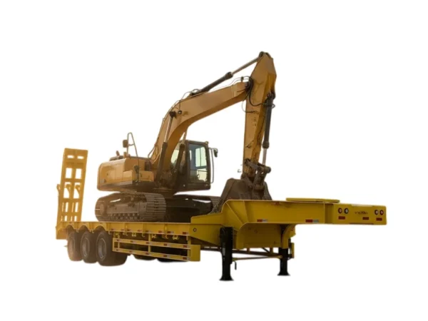 Excavator Lowbed Trailer 3-5 Axles 60-150T for Sale