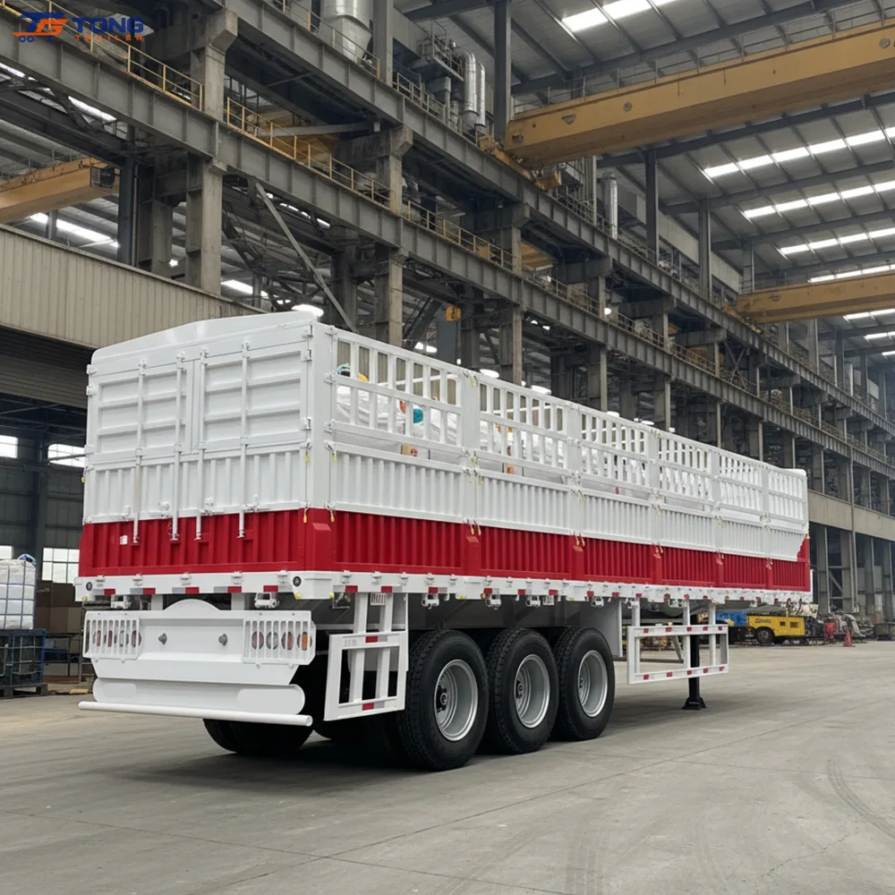 Fence semi trailer 40-120 Ton 2-4 Axle Livestock gallery 5