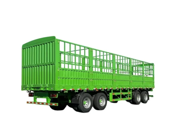 Fence Semi Trailer 60T-150T 2-5 Axle Steel Cargo Trailer