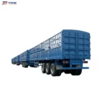 Fence Semi Trailer 60T 4 Axle Cargo Transport gallery 1