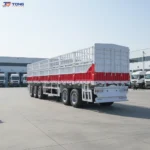 Fence Semi Trailer 60T 4 Axle Cargo Transport gallery 2