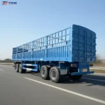 Fence Semi Trailer 60T 4 Axle Cargo Transport gallery 4