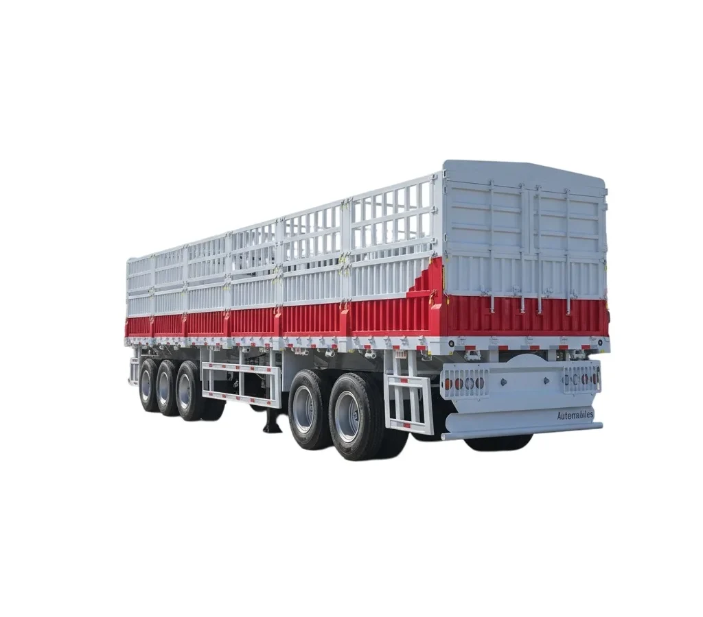 Fence Semi Trailer for Livestock Transport 2-5 Axles