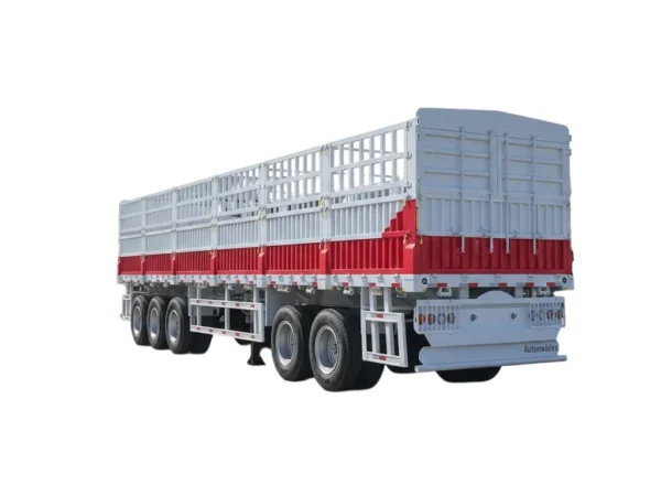 Fence Semi Trailer for Livestock Transport 2-5 Axles